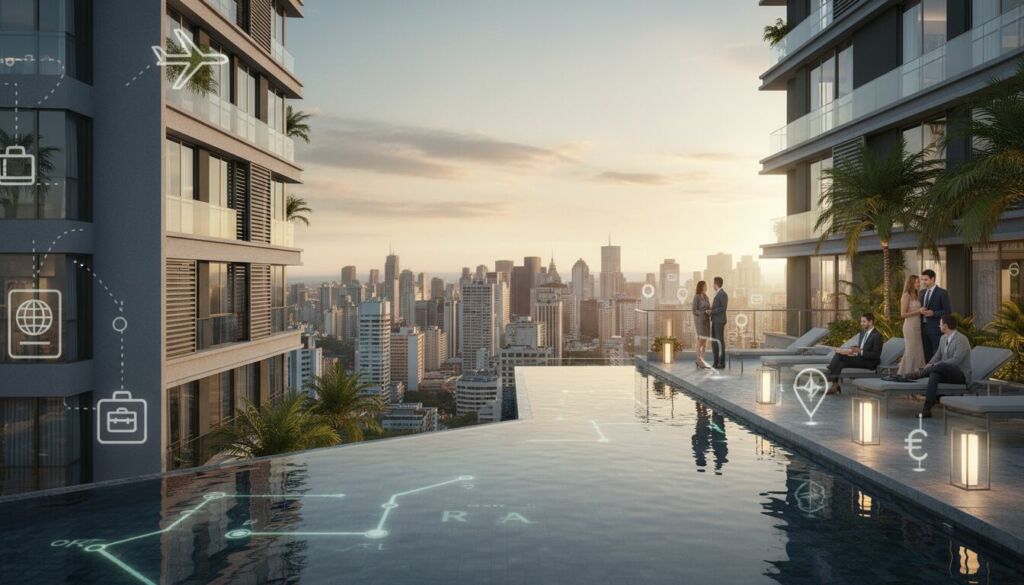 mercado de flats no pool no Brasil